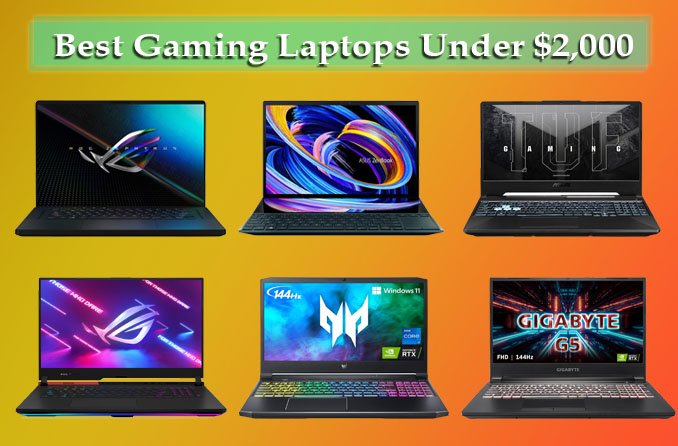 best gaming laptops under $2000