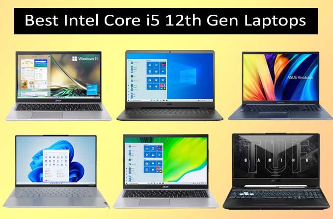 best intel core i5 12th gen laptops